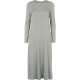 Rochie lungă, gri, din Tencel moale