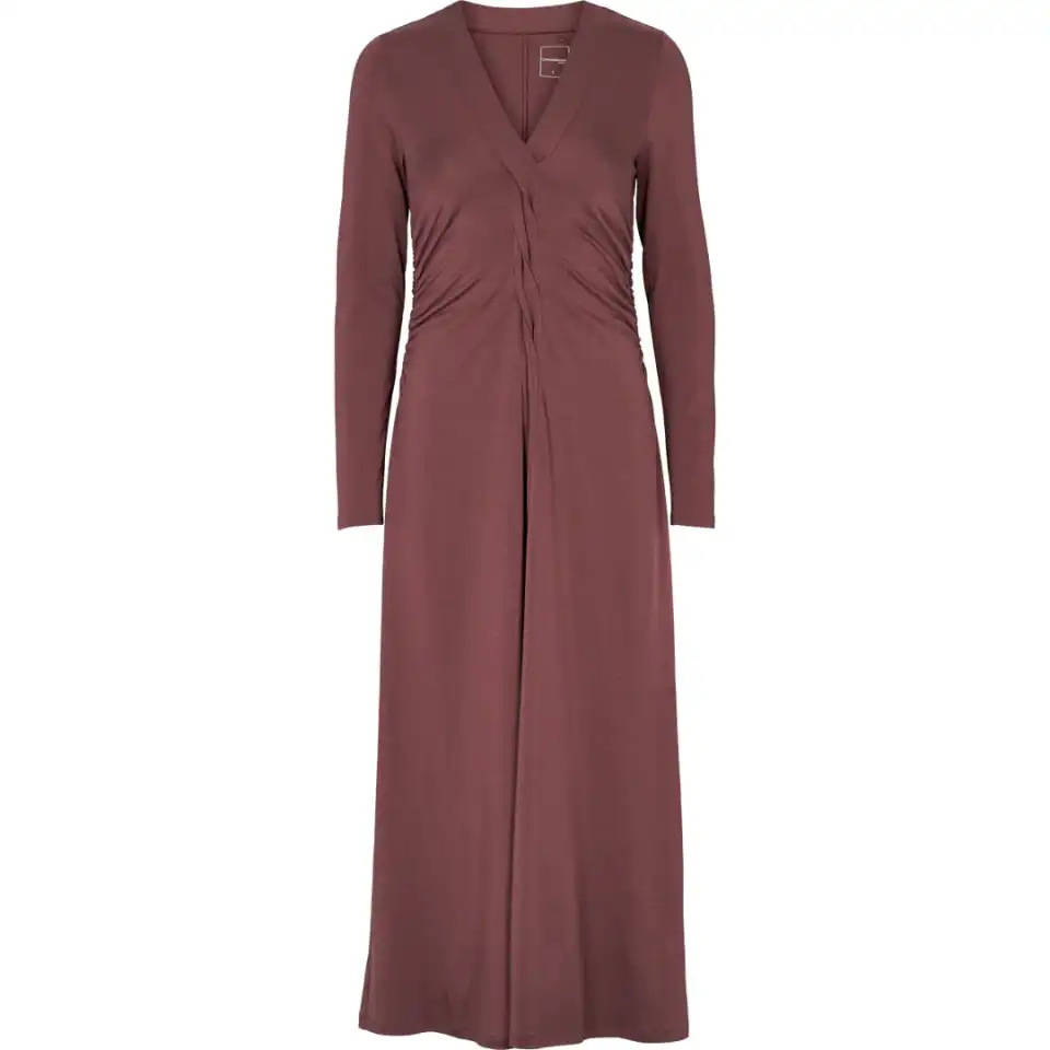 Rochie maxi din Tencel, mov strugure