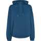Hanorac Punto di Roma cu glugă, albastru turcoaz