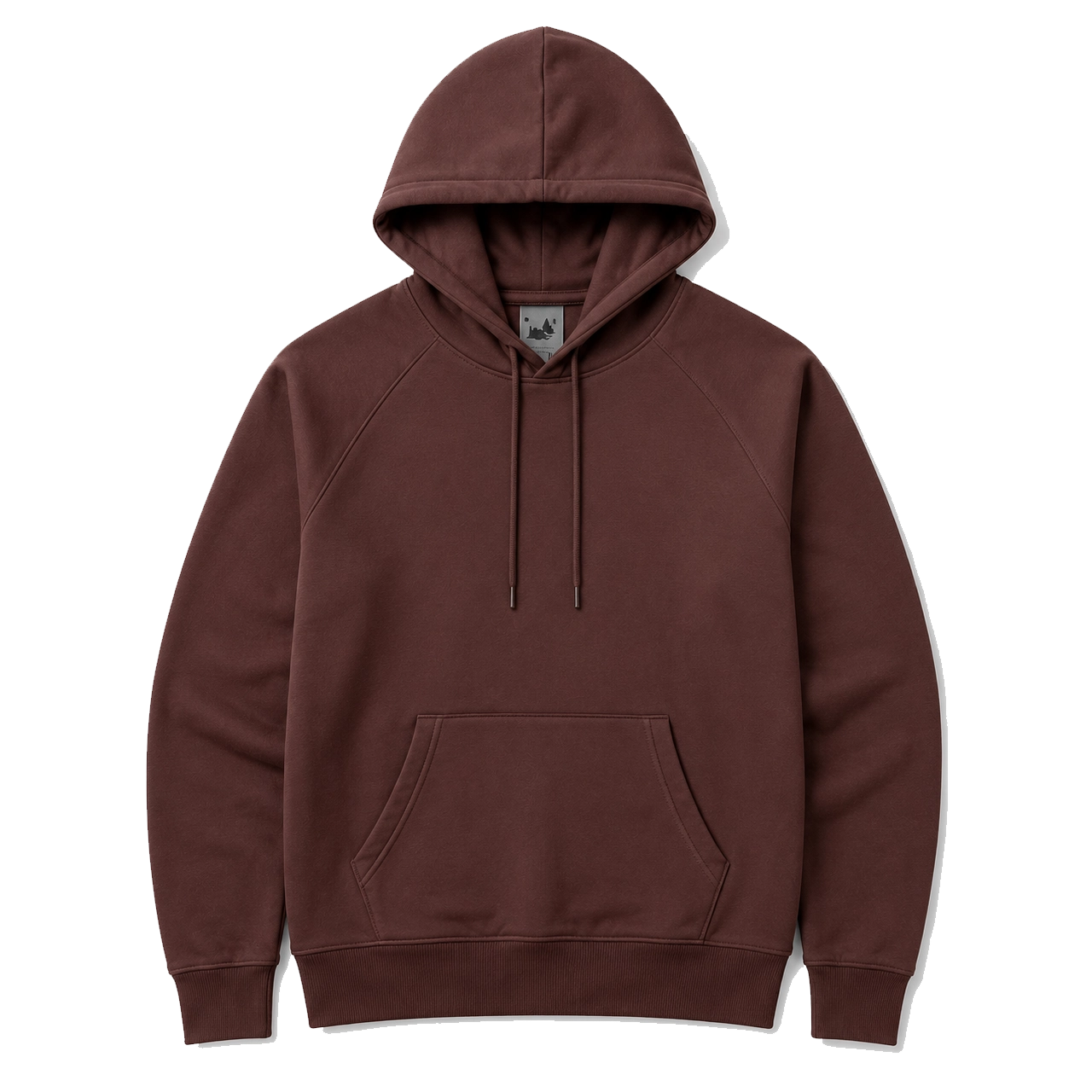 Hanorac oversize din bumbac sweat cu glugă, Grape