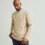 Bluză bărbați cu croială lejeră, bej