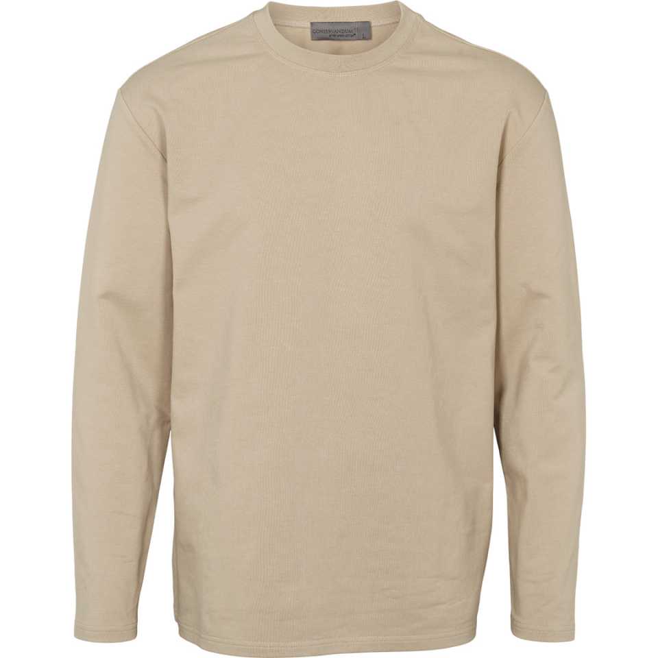 Bluză bărbați cu croială lejeră, bej