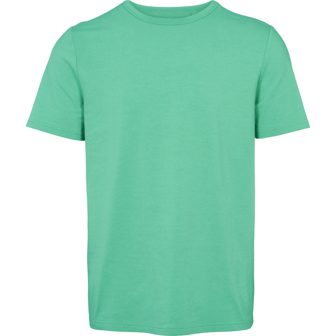Tricou bărbați slim fit cu guler rotund, verde mentă