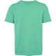Tricou bărbați slim fit cu guler rotund, verde mentă