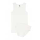 Set lenjerie fete pointelle crem