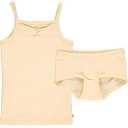 Set lenjerie fete galben pal – chiloței tip hipster