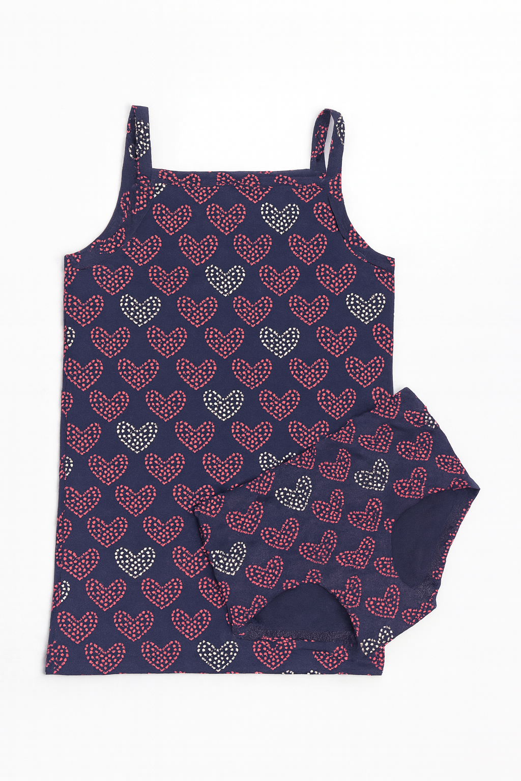 Set lenjerie hipster fete cu inimi