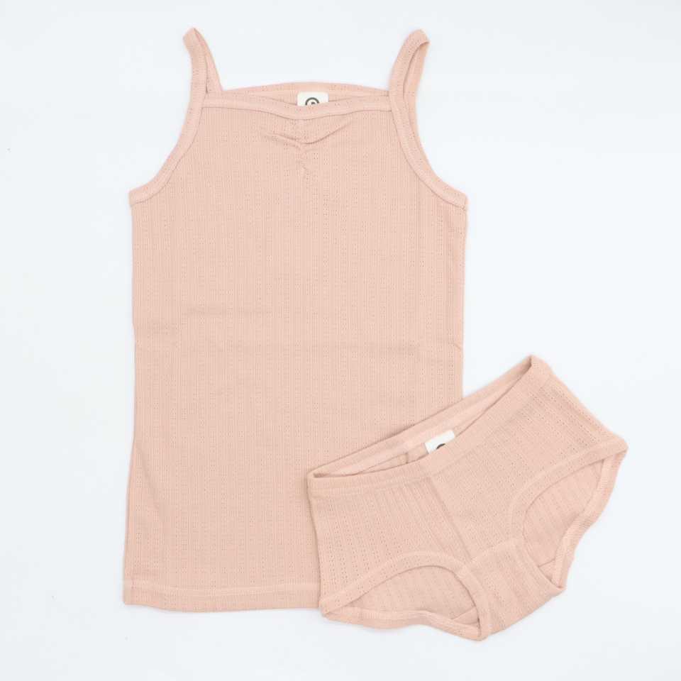 Set lenjerie hipster fete pointelle – spa rose