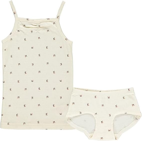 Set lenjerie hipster fete cu imprimeu delicat