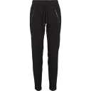 Pantaloni negri cu buzunare și fermoar pentru femei