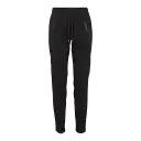 Pantaloni negri cu buzunare și fermoar pentru femei