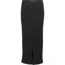 Fustă creion neagră cu fermoar