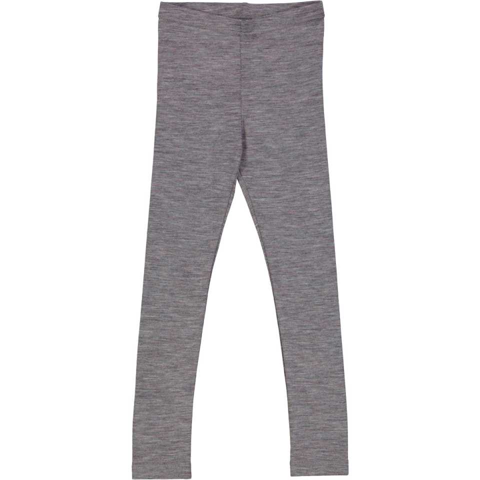 Colanți din lână merinos gri închis