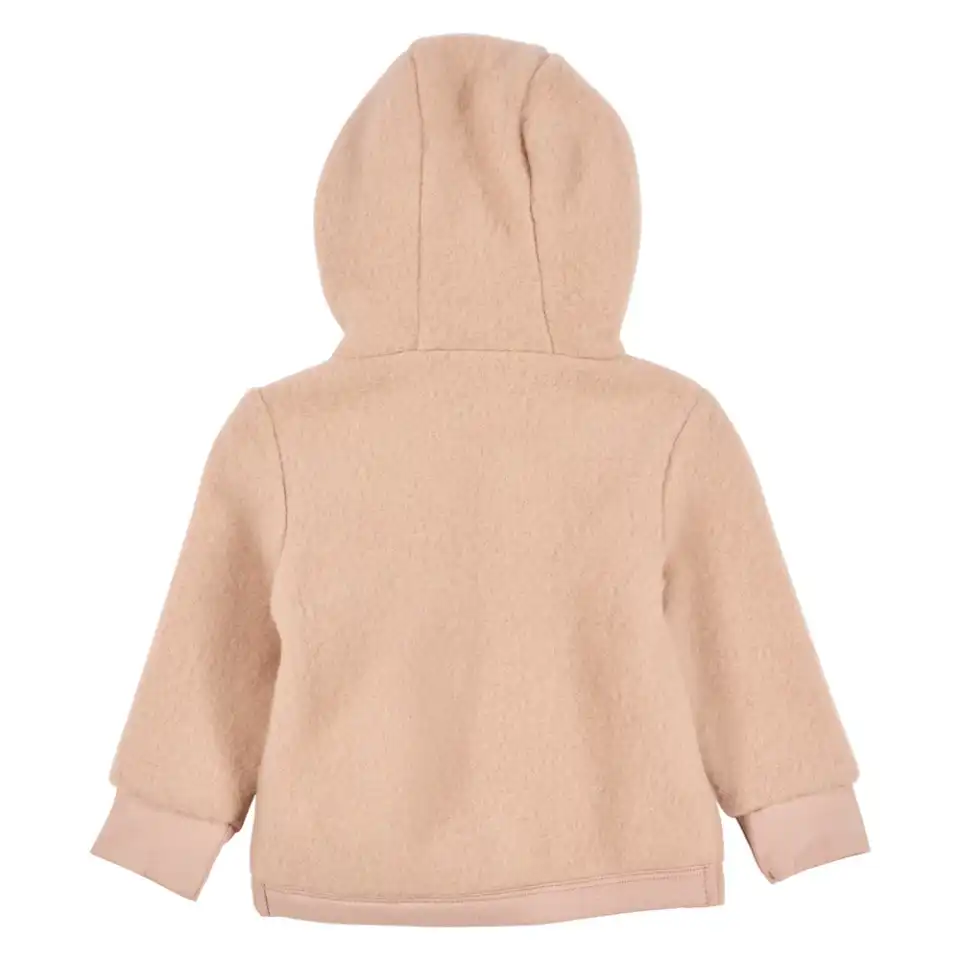 Jachetă fleece din lână merinos bebe – Spa Rose