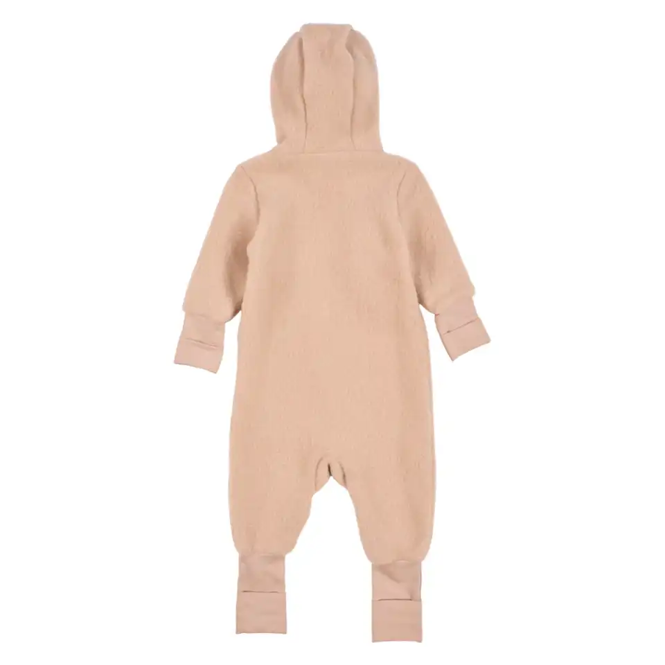 Salopetă fleece lână merinos – spa rose