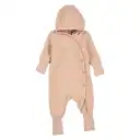 Salopetă fleece lână merinos – spa rose