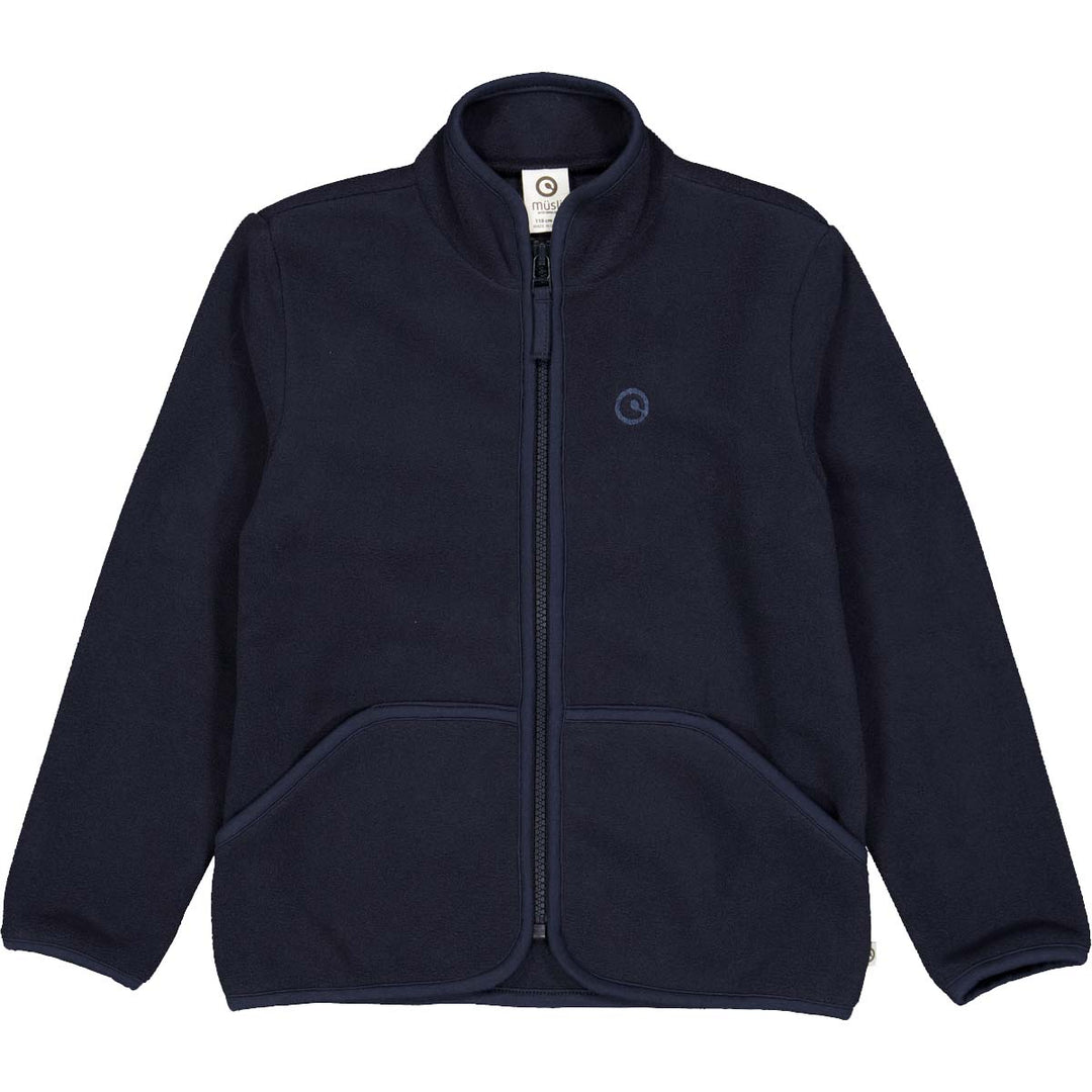 Jachetă fleece bleumarin