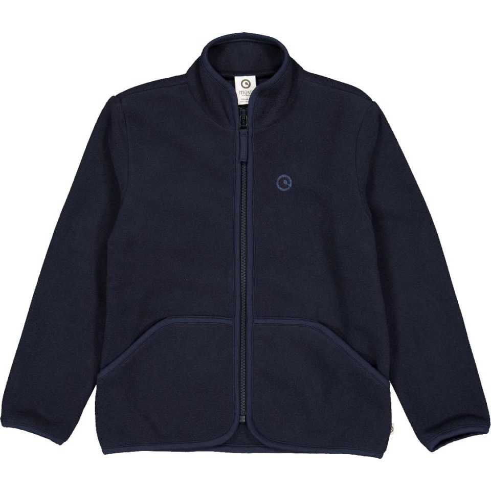 Jachetă fleece bleumarin