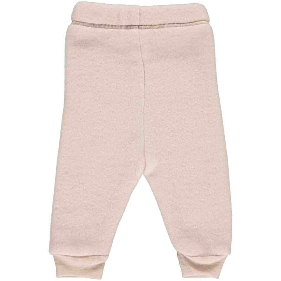 Pantaloni fleece din lână merinos – spa rose