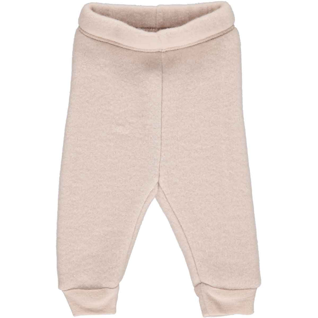 Pantaloni fleece din lână merinos – spa rose