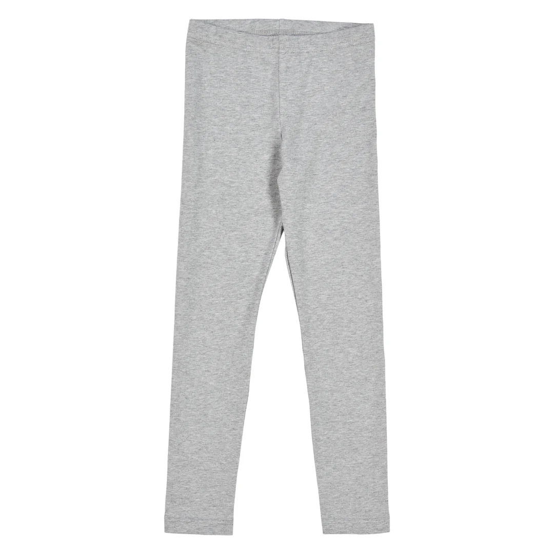 Colanți gri deschis din bumbac organic