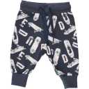 Pantaloni bleumarin cu șiret în talie