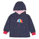 Hanorac grosuț cu imprimeu picături de ploaie și umbrelă multicoloră