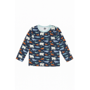 Bluză din bumbac organic, cu imprimeu animăluțe arctice