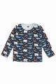 Bluză din bumbac organic, cu imprimeu animăluțe arctice