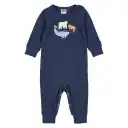 Salopetă copii cu imprimeu animale, din bumbac organic