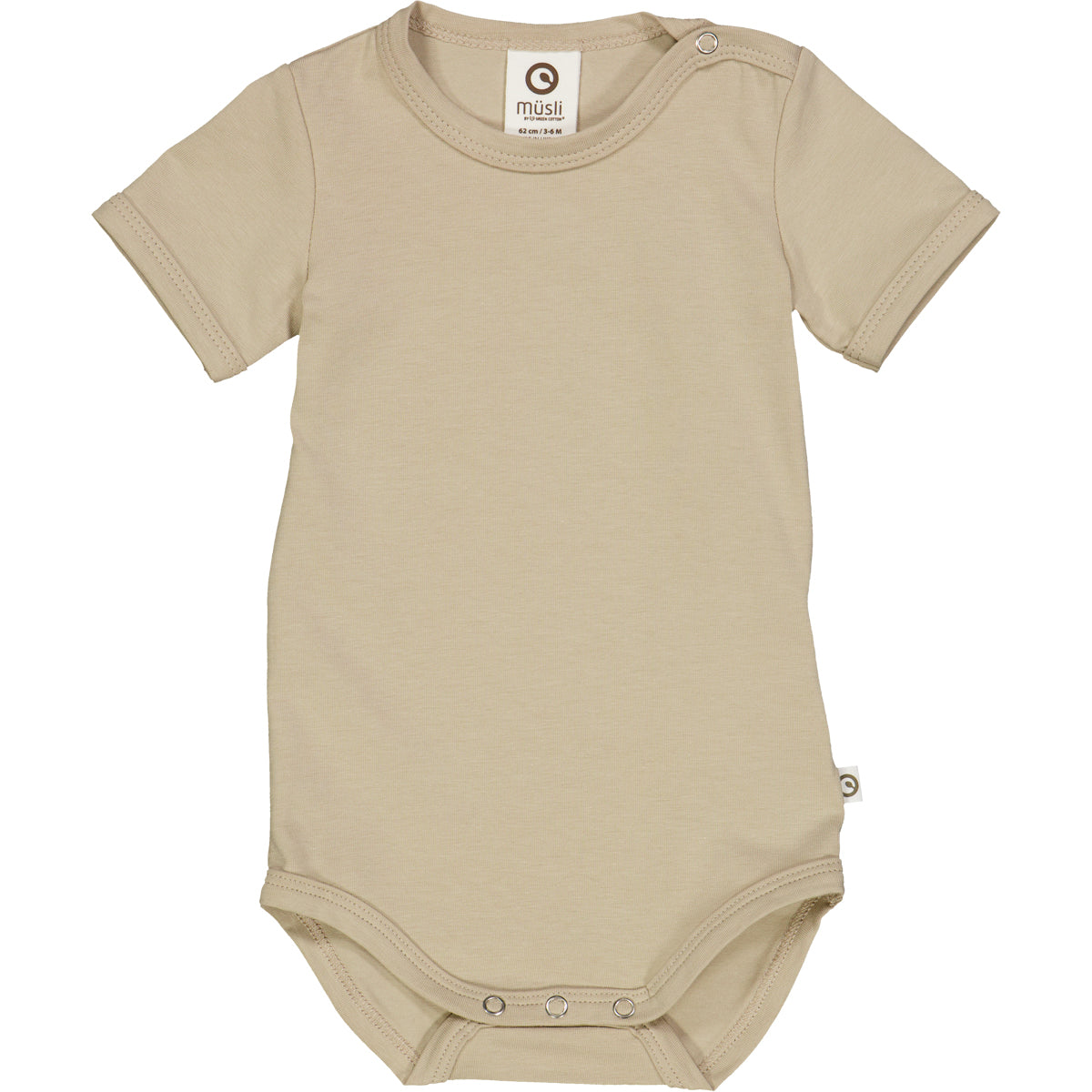 Body bej cu mânecă scurtă