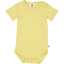 Body cu mânecă scurtă, galben pastel
