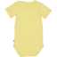 Body cu mânecă scurtă, galben pastel