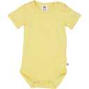 Body cu mânecă scurtă, galben pastel