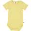 Body cu mânecă scurtă, galben pastel