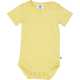 Body cu mânecă scurtă, galben pastel