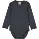 Body cu mânecă lungă albastru închis, cu tentă grafit