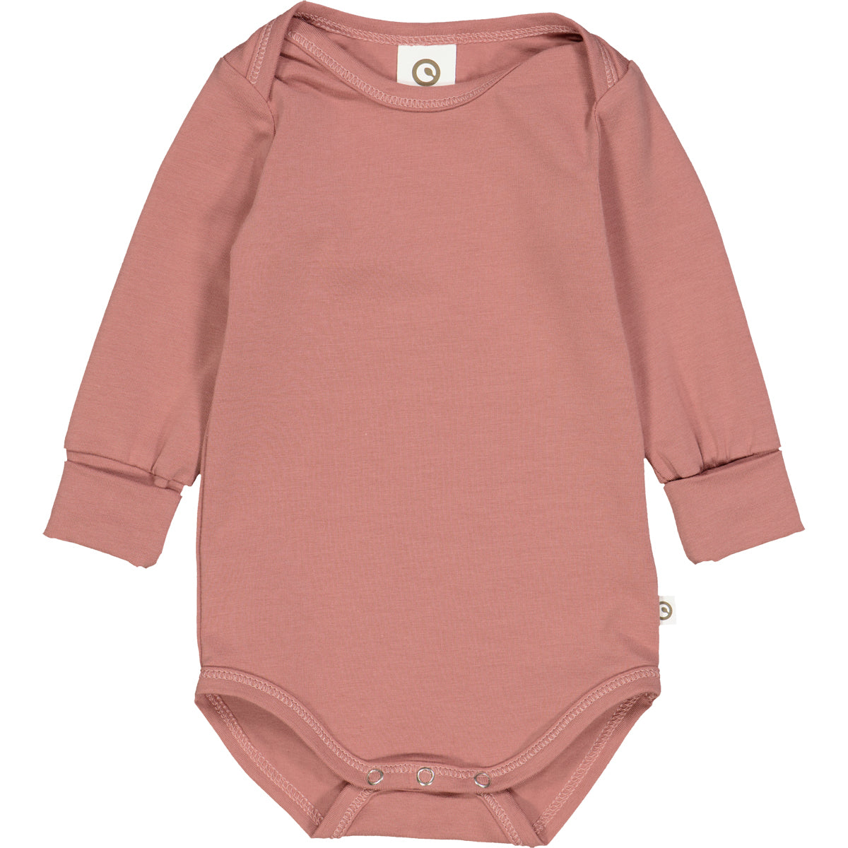 Body cu mânecă lungă, roz prăfuit