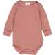 Body cu mânecă lungă, roz prăfuit