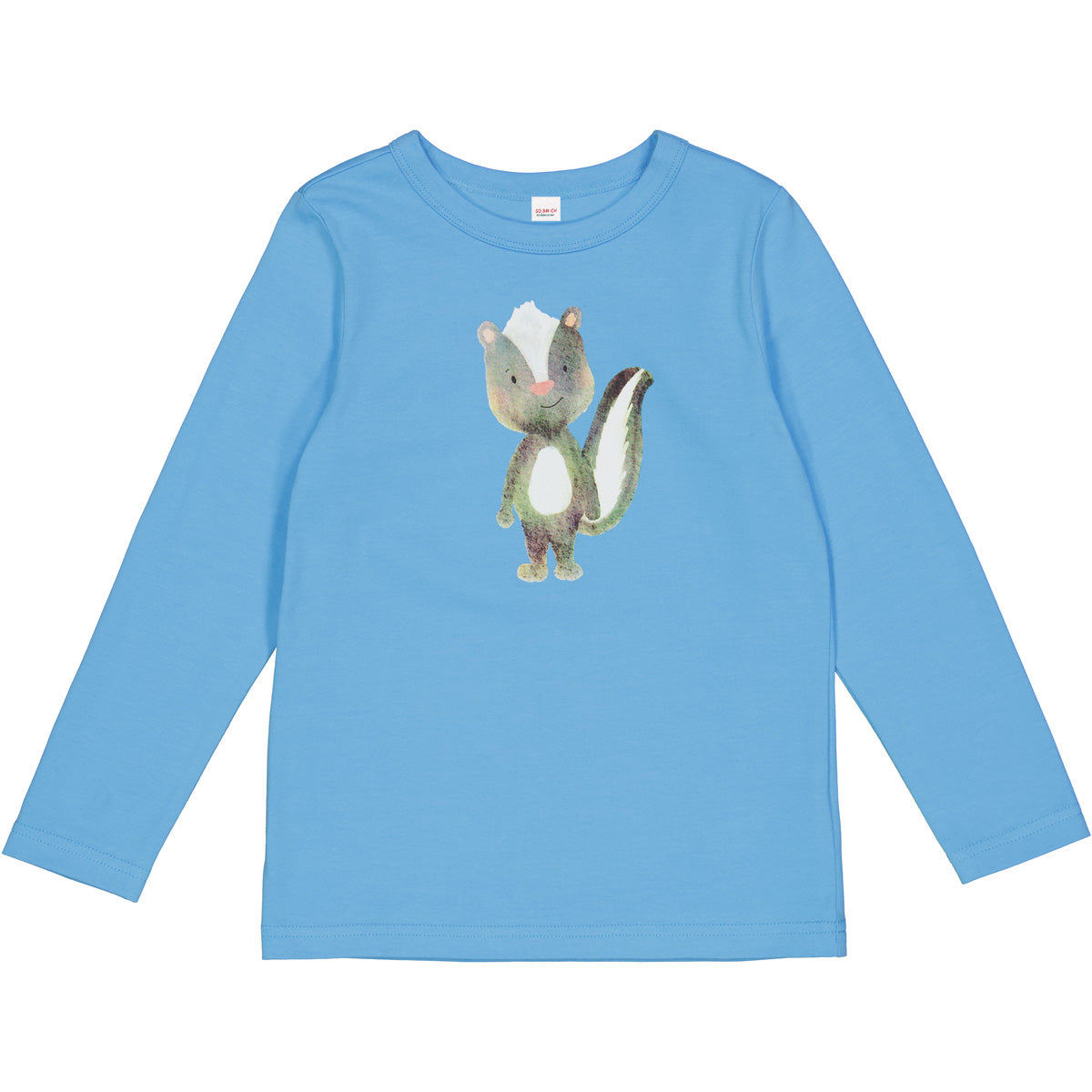 Bluză bleu cu imprimeu iepuraș