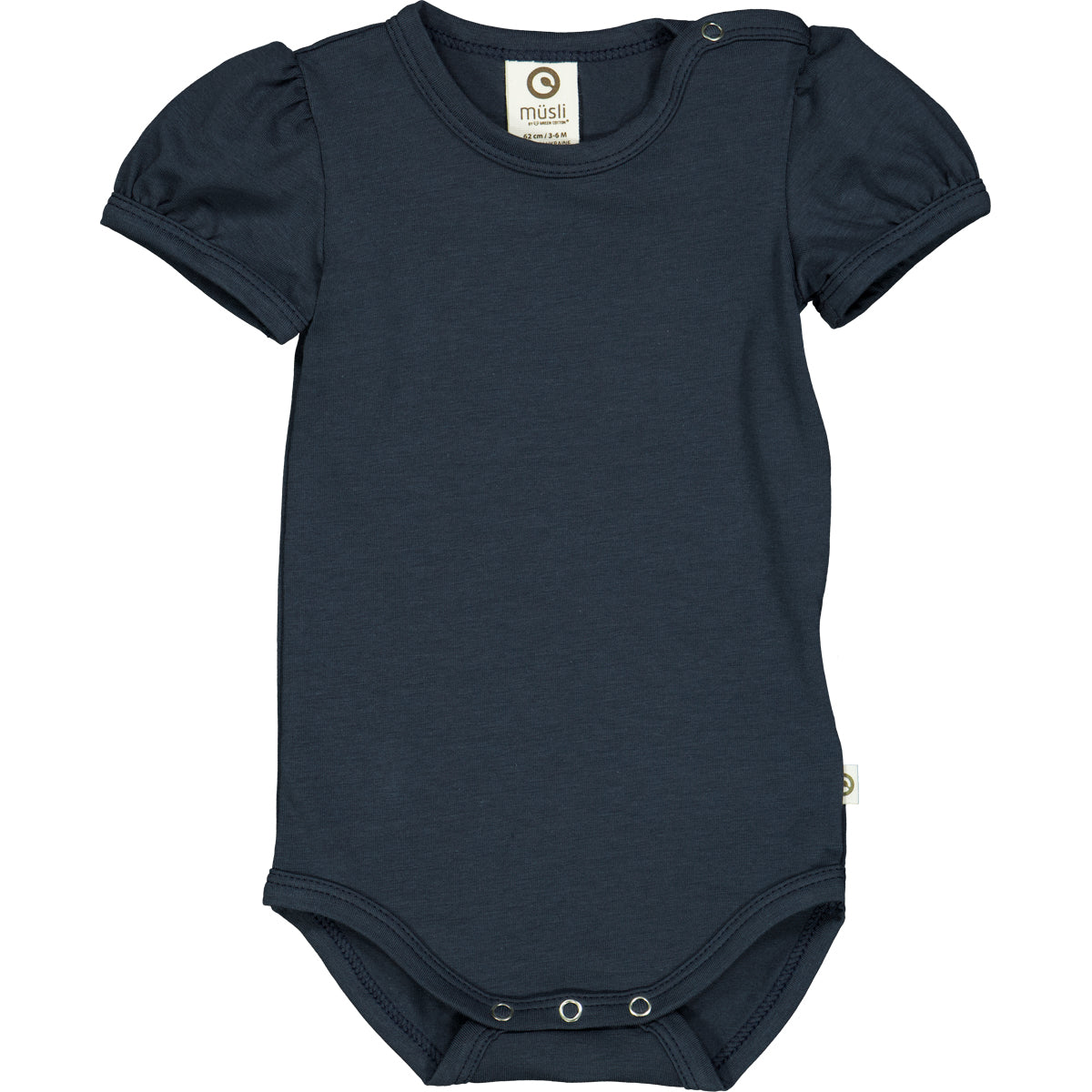 Body cu mânecuțe bufante Cozy Me, bleumarin