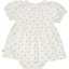 Body rochiță cu mânecuțe bufante și imprimeu Daisy