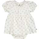 Body rochiță cu mânecuțe bufante și imprimeu Daisy
