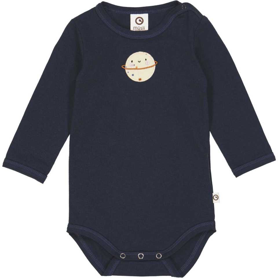 Body bleumarin cu imprimeu planetă