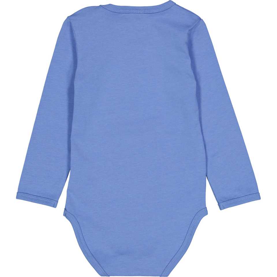 Body cu manecă lunga albastru pastel