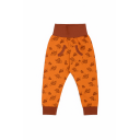 Pantaloni cu buzunare și imprimeu țestoase