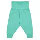 Pantaloni comozi cu talie inaltă verde pastel