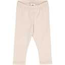 Colanți roz pal din bumbac organic