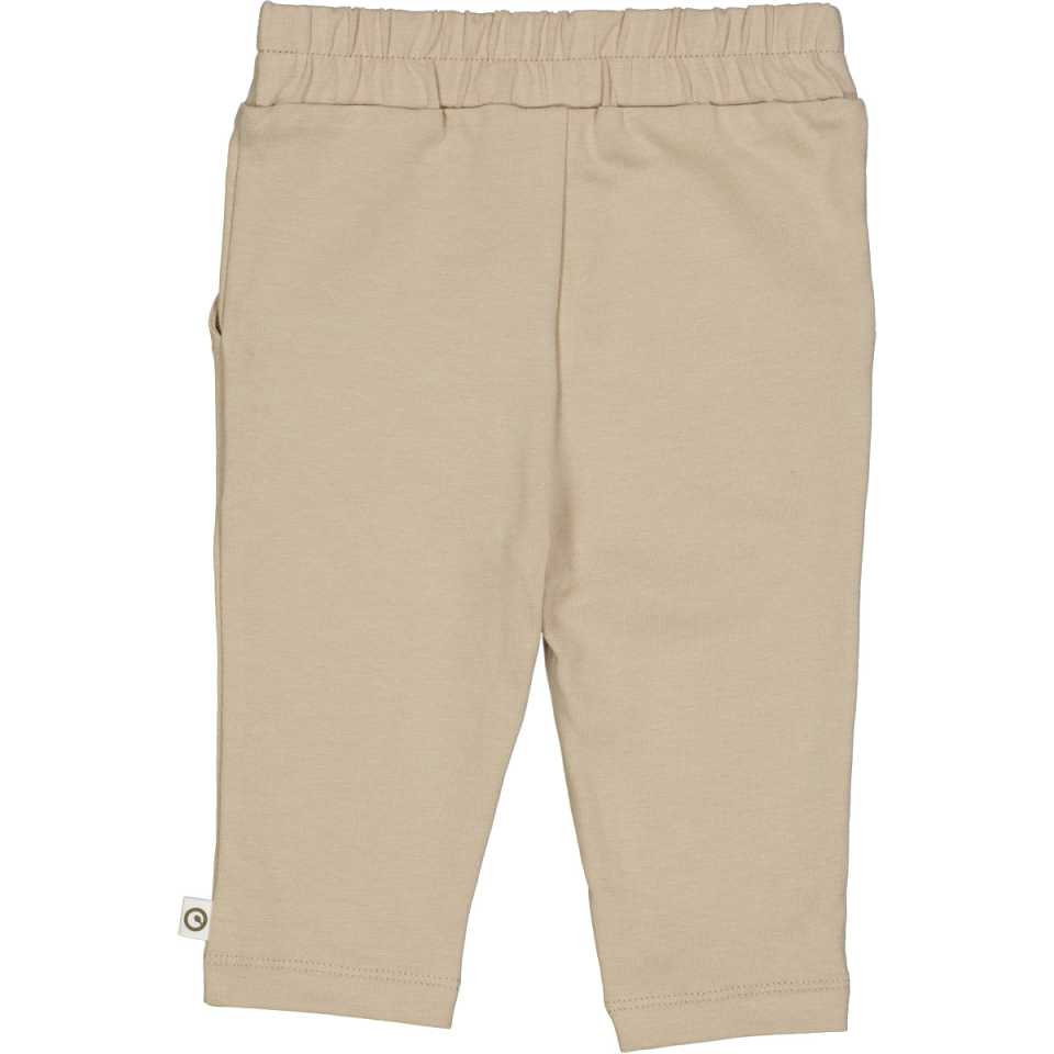 Pantaloni chino bej, din bumbac organic