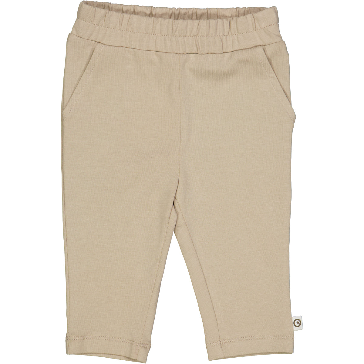 Pantaloni chino bej, din bumbac organic